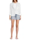 Saks Fifth Avenue Women's 100% Linen Oversized Shirt