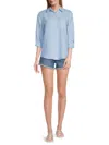 Saks Fifth Avenue Women's 100% Linen Relaxed-fit Shirt