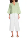 Saks Fifth Avenue Women's 100% Linen Relaxed-fit Shirt
