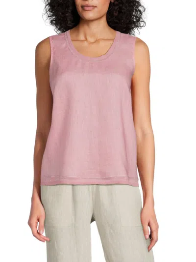 Saks Fifth Avenue Women's 100% Linen Tank