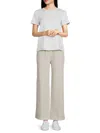 Saks Fifth Avenue Women's 100% Linen T-shirt In White