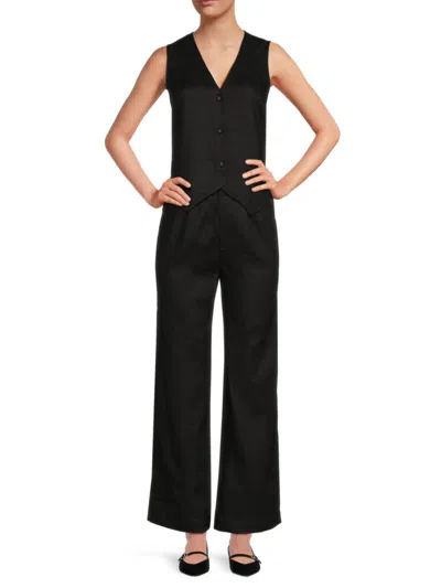Saks Fifth Avenue Women's 100% Linen Vest