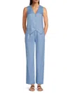 Saks Fifth Avenue Women's 100% Linen Vest
