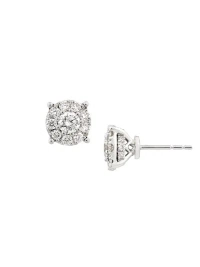 Saks Fifth Avenue Women's 14k Gold & 1 Tcw Lab Grown Diamond Stud Earrings In White Gold
