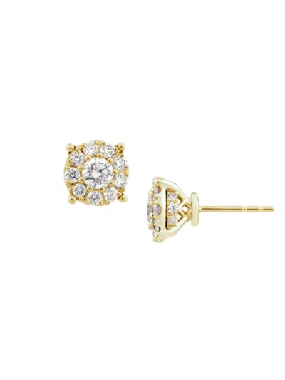 Saks Fifth Avenue Women's 14k Gold & 1 Tcw Lab Grown Diamond Stud Earrings In Yellow Gold