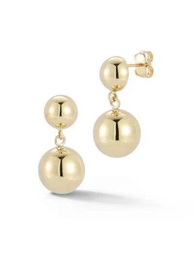 Saks Fifth Avenue Women's 14k Gold Ball Drop Earrings