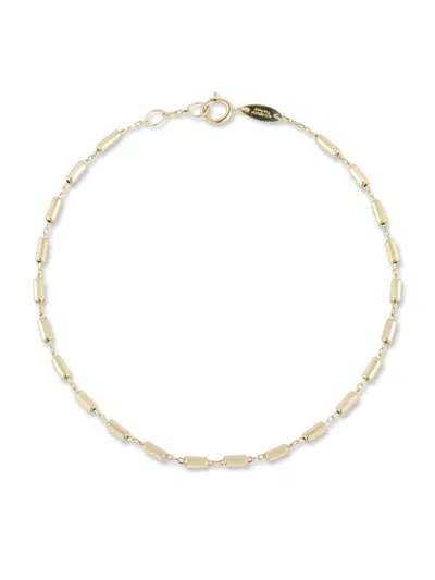 Saks Fifth Avenue Women's 14k Gold Cylinder Link Bracelet/7.25"