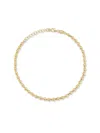 Saks Fifth Avenue Women's 14k Gold Polished & Diamond-cut Ball Bracelet In Gold