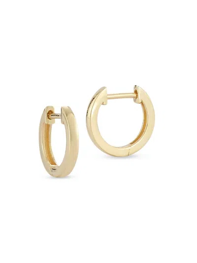 Saks Fifth Avenue Women's 14k Gold Polished Huggie Hoop Earrings