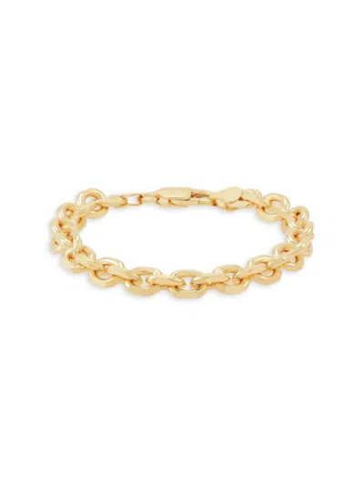 Saks Fifth Avenue Women's 14k Goldplated Sterling Silver Cable Chain Bracelet
