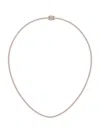 Saks Fifth Avenue Women's 14k Rose Gold & Lab-grown Diamond Tennis Necklace In 5 Tcw