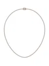 Saks Fifth Avenue Women's 14k Rose Gold & Lab-grown Diamond Tennis Necklace In 7 Tcw