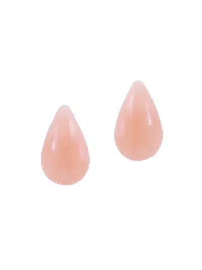 Saks Fifth Avenue Women's 14k Rose Gold & Pink Opal Stud Earrings