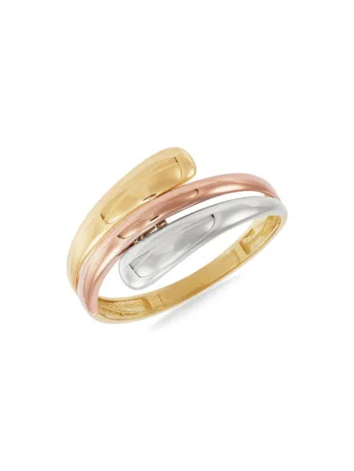 Saks Fifth Avenue Women's 14k Tri Tone Gold Ring