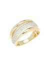 Saks Fifth Avenue Women's 14k Two Tone Gold & 0.60 Tcw Diamond Ring In Two Tone Gold