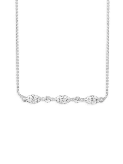 Saks Fifth Avenue Women's 14k White Gold & 0.20 Tcw Diamond Necklace