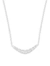 Saks Fifth Avenue Women's 14k White Gold & 0.23 Tcw Lab Grown Diamond Pendant Necklace In White Gold