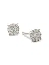 Saks Fifth Avenue Women's 14k White Gold & 0.25 Tcw Lab Grown Diamond Stud Earrings In White Gold