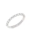 Saks Fifth Avenue Women's 14k White Gold & 0.33 Tcw Lab Grown Diamond Band Ring In White Gold