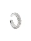Saks Fifth Avenue Women's 14k White Gold & 0.45 Tcw Lab-grown Diamond Ear Cuffs In White Gold
