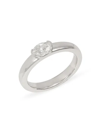 Saks Fifth Avenue Women's 14k White Gold & 0.5 Tcw Diamond Ring
