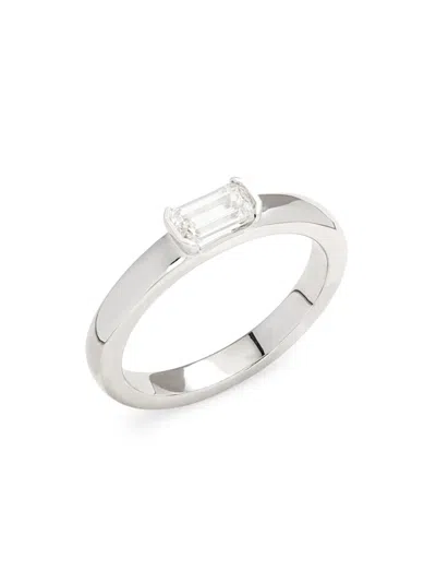 Saks Fifth Avenue Women's 14k White Gold & 0.5 Tcw Diamond Ring