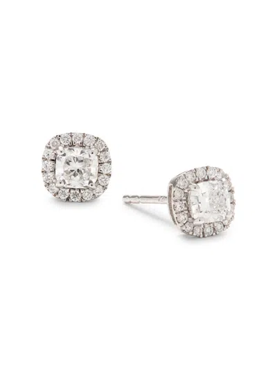 Saks Fifth Avenue Women's 14k White Gold & 0.5 Tcw Lab Grown Diamond Stud Earrings