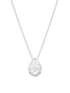 Saks Fifth Avenue Women's 14k White Gold & 0.75 Tcw Lab Grown Diamond Pendant Necklace In White Gold