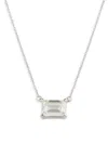 Saks Fifth Avenue Women's 14k White Gold & 0.75tcw Lab-grown Diamond Pendant Necklace