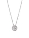 Saks Fifth Avenue Women's 14k White Gold & 0.8 Tcw Lab Grown Diamond Pendant Necklace In White Gold