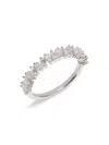 Saks Fifth Avenue Women's 14k White Gold & 0.8 Tcw Lab Grown Diamond Ring In White Gold
