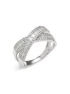 Saks Fifth Avenue Women's 14k White Gold & 1 Tcw Diamond Ring In White Gold