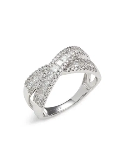 Saks Fifth Avenue Women's 14k White Gold & 1 Tcw Diamond Ring