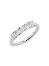 Saks Fifth Avenue Women's 14k White Gold & 1 Tcw Lab Grown Diamond Ring In White Gold