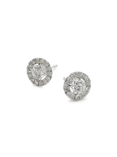 Saks Fifth Avenue Women's 14k White Gold & 1 Tcw Lab Grown Diamond Stud Earrings
