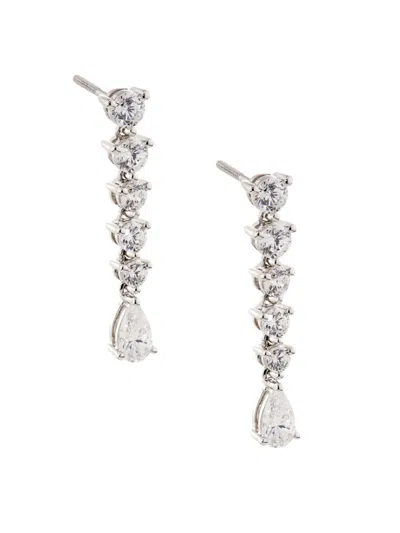 Saks Fifth Avenue Women's 14k White Gold & 1.50 Tcw Lab-grown Diamond Drop Earrings