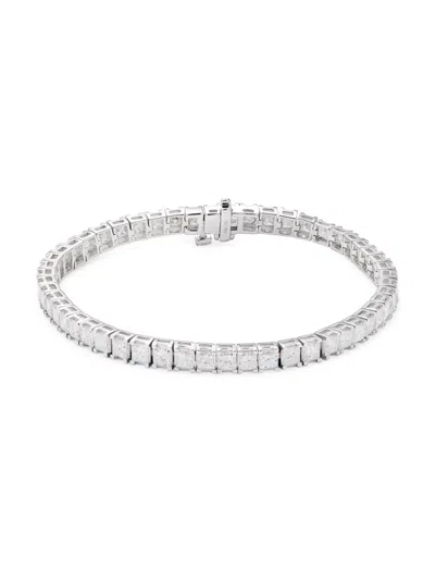 Saks Fifth Avenue Women's 14k White Gold & 10 Tcw Diamond Bracelet
