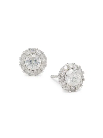 Saks Fifth Avenue Women's 14k White Gold & 1.0 Tcw Diamond Stud Earrings