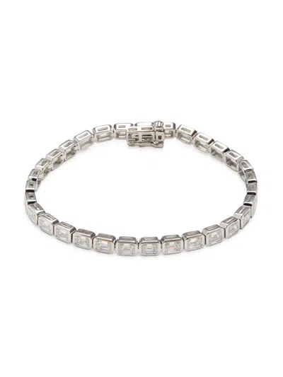 Saks Fifth Avenue Women's 14k White Gold & 10 Tcw Lab Grown Diamond Bracelet