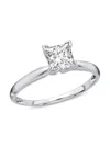 Saks Fifth Avenue Women's 14k White Gold & 1.00 Tcw Diamond Solitare Ring In Metallic