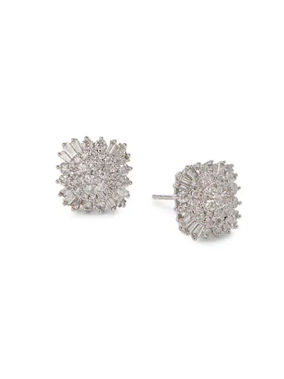 Saks Fifth Avenue Women's 14k White Gold & 1.00 Tcw Diamond Stud Earrings