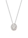 Saks Fifth Avenue Women's 14k White Gold & 1.1 Tcw Lab Grown Diamond Pendant Necklace In White Gold
