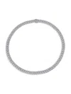 Saks Fifth Avenue Women's 14k White Gold & 11.53 Tcw Diamond Chain Necklace In White Gold