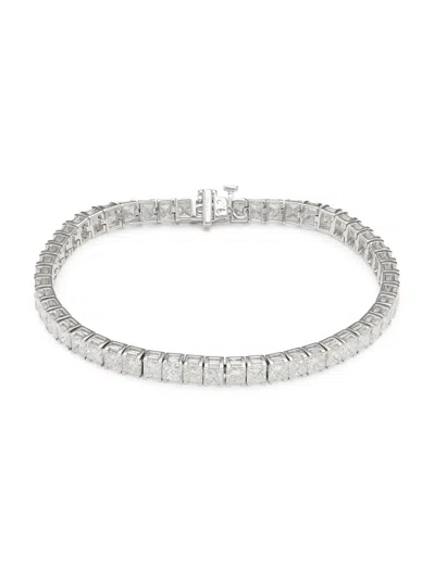 Saks Fifth Avenue Women's 14k White Gold & 12 Tcw Diamond Bracelet