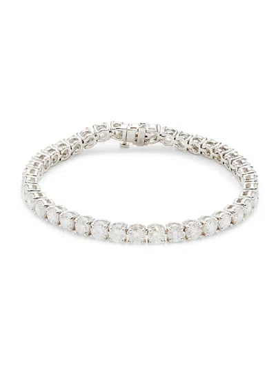 Saks Fifth Avenue Women's 14k White Gold & 12 Tcw Diamond Bracelet