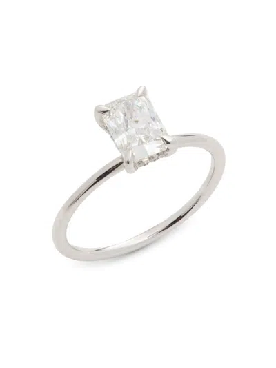 Saks Fifth Avenue Women's 14k White Gold & 1.25 Tcw Lab-grown Diamond Ring