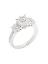 Saks Fifth Avenue Women's 14k White Gold & 1.29 Tcw Lab-grown Diamond Ring In White Gold