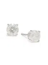 Saks Fifth Avenue Women's 14k White Gold & 1.4 Tcw Diamond Stud Earrings In White Gold
