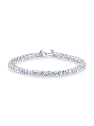 Saks Fifth Avenue Women's 14k White Gold & 15 Tcw Diamond Tennis Bracelet