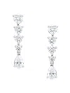 Saks Fifth Avenue Women's 14k White Gold & 1.5 Tcw Lab Created Diamond Drop Earrings In White Gold